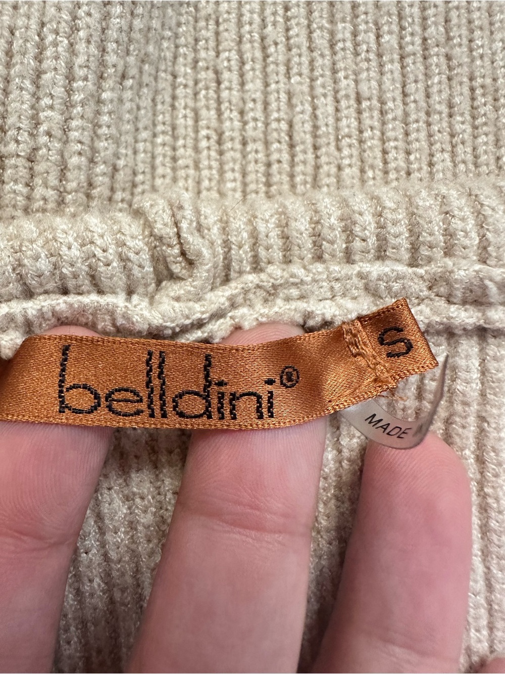 Belldini Hooded Duster Cardigan Size S Tan Cozy Lounge Sweater Fall Layering - Picture 3 of 8